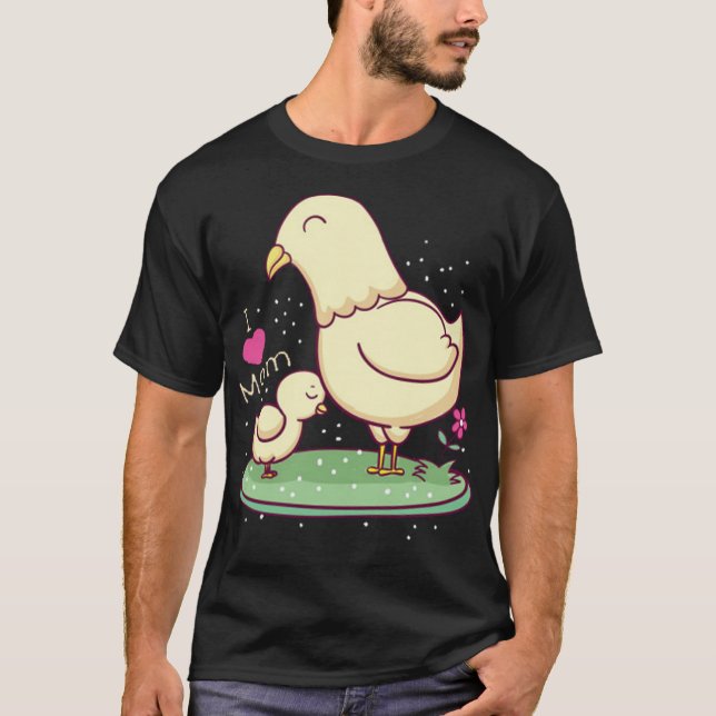 Cute-kyckling T Shirt (Framsida)