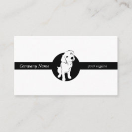 Cute Labour Puppy Visitkort