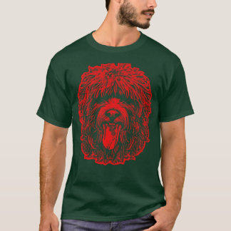 Cute Labradle med Tunga som stryper rött. T Shirt