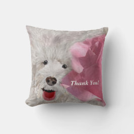Cute Labradoodle & Ro Roligt Kudde
