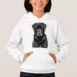 Cute Labrador Black Hund Puppy Pet Sketch T Shirt