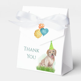 Cute Labrador Puppy Tass-ty Party Tack Presentaskar