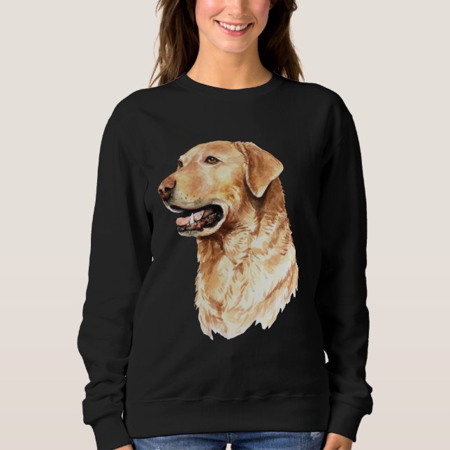 Cute Labrador Retriever Dog Portrait Lab  Owner Mo T Shirt (Framsida)