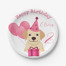 Cute Labrador Retriever Grattis på födelsedagen Pa