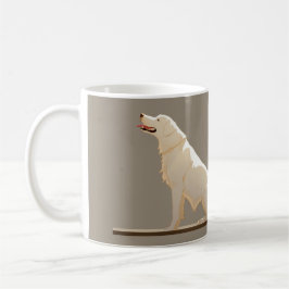 Cute Labrador Retriever Hund Family Kaffemugg