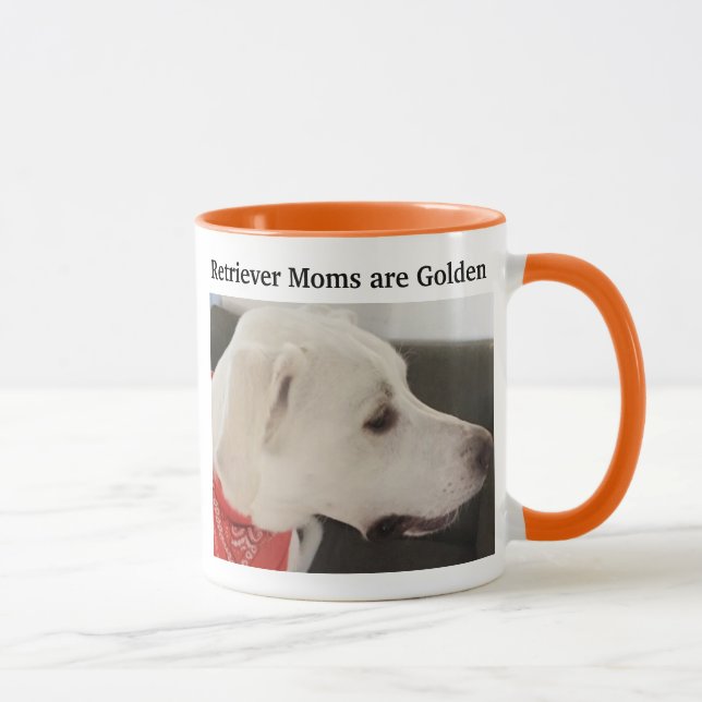 Cute Labrador Retriever Mix Hund Mors dag Mugg (Höger)