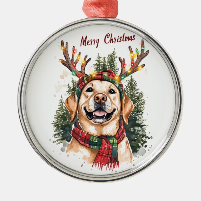 Cute Labrador Retriever Ornament (Framsidan)
