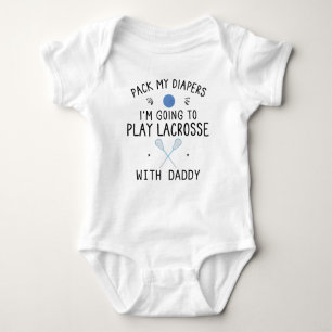 Cute Lacrosse Infant   Funny Lacrosse pappa T Shirt