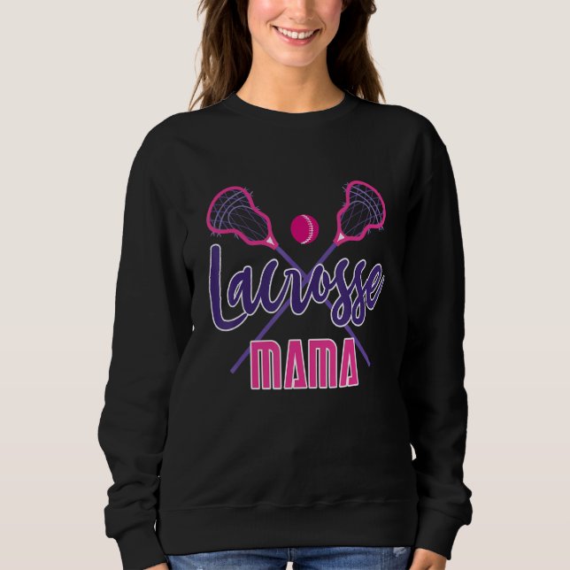 Cute Lacrosse Mamma T Shirt (Framsida)