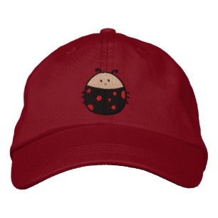 Cute Ladybird Broderad Keps