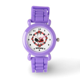 Cute ladybug add namn armbandsur