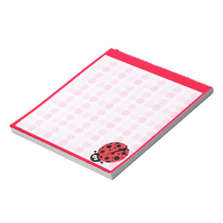 Cute Ladybug Anteckningsblock