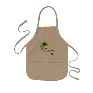 Cute Ladybug Barn Apron Barnförkläde