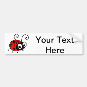 Cute Ladybug Bildekal