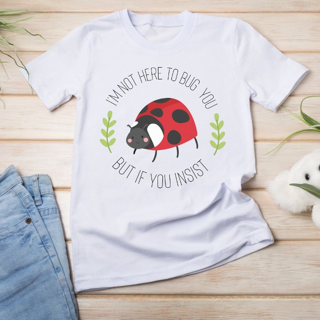 Cute Ladybug Graphic Kids T-Shirt (Skapare uppladdad)