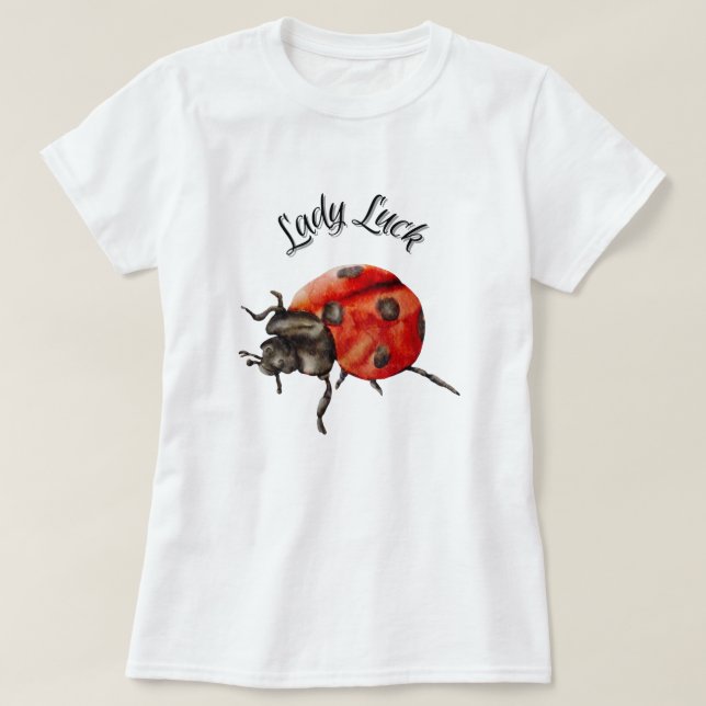 Cute Ladybug Graphic Women's T-Shirt (Design framsida)