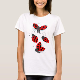 Cute ladybug insekt älskare t shirt