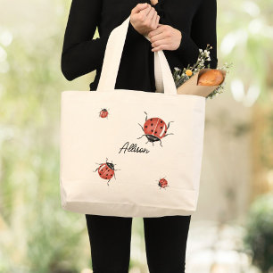 Cute Ladybug Jumbo Tygkasse