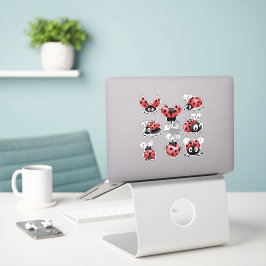 Cute Ladybug Klistermärken
