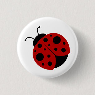 Cute Ladybug Knapp