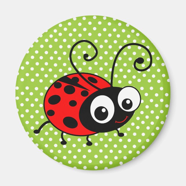 Cute Ladybug Magnet (Framsidan)