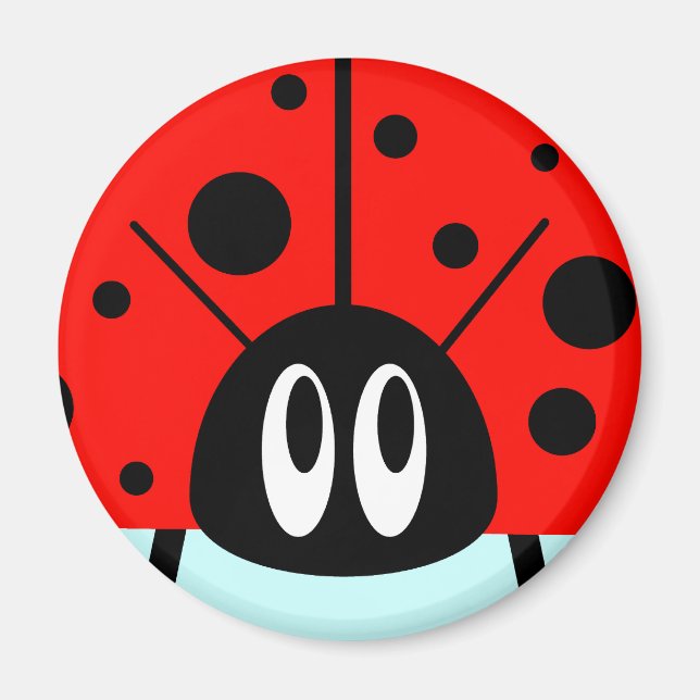 Cute Ladybug Magnet (Framsidan)