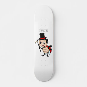 Cute ladybug med top hat och slit-tecknad mini skateboard bräda 18,5 cm