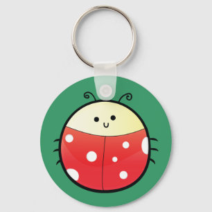 Cute Ladybug Nyckelring