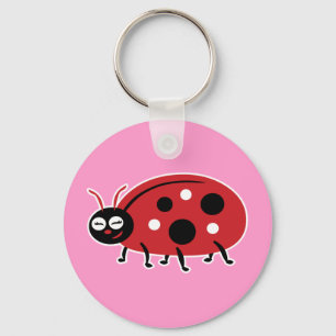 Cute Ladybug Nyckelring
