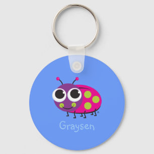 Cute Ladybug Nyckelring