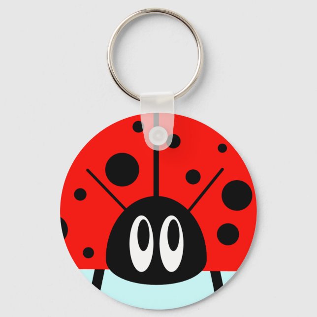 Cute Ladybug Nyckelring (Framsida)