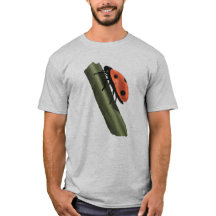 Cute Ladybug på en Träd-lam