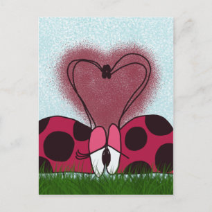Cute Ladybug par Vykort