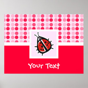 Cute Ladybug Poster