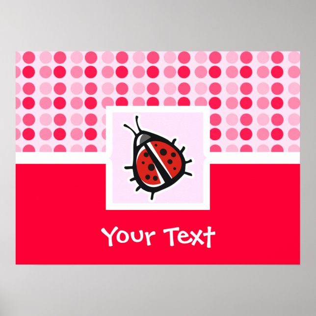 Cute Ladybug Poster (Framsidan)
