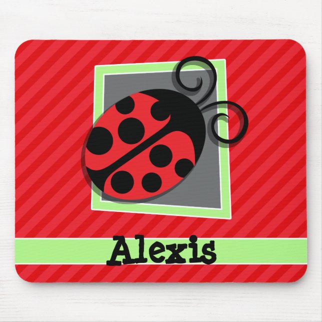 Cute Ladybug, Scarlet Red Rand Musmatta (Framsidan)
