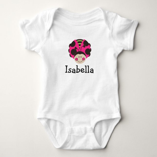 Cute Ladybug T Shirt (Framsida)