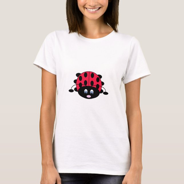 Cute Ladybug T-Shirt (Framsida)