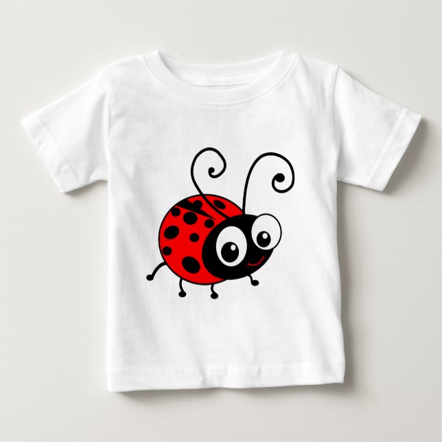 Cute Ladybug T-shirt (Framsida)