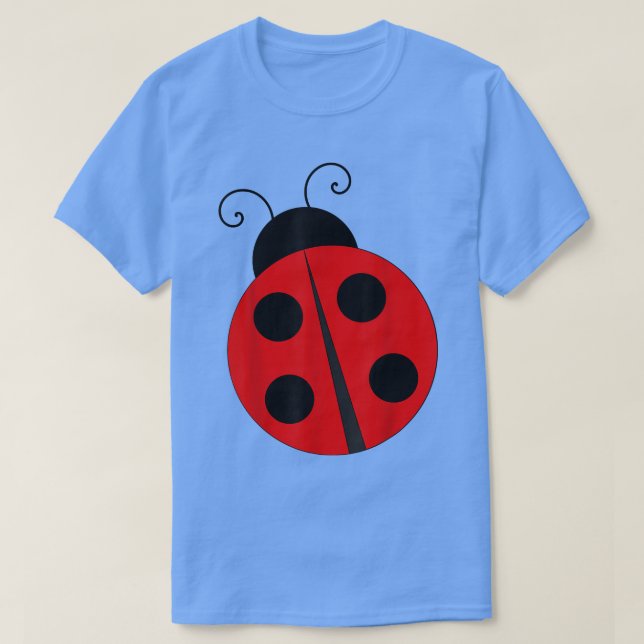 Cute Ladybug T Shirt (Design framsida)