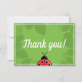 Cute Ladybug - tackkort Tack Kort