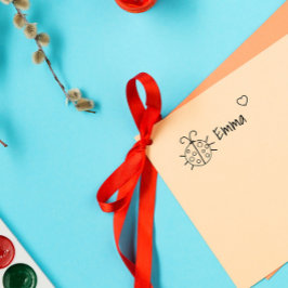 Cute Ladybug Tur Anpassningsbar Personlig  Kids Na Självfärgande Stämpel