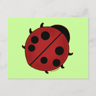 Cute Ladybug Vykort