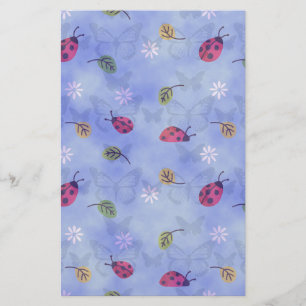 Cute Ladybugs Brevpapper