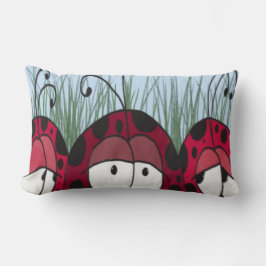 Cute Ladybugs Lumbarkudde