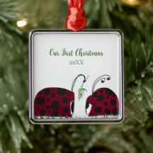Cute Ladybugs och Mistletoe