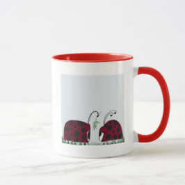 Cute Ladybugs och Mistletoe Mugg