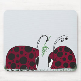 Cute Ladybugs och Mistletoe Musmatta
