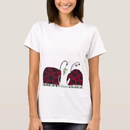 Cute Ladybugs och Mistletoe T Shirt