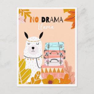 Cute Lama-vykort Vykort